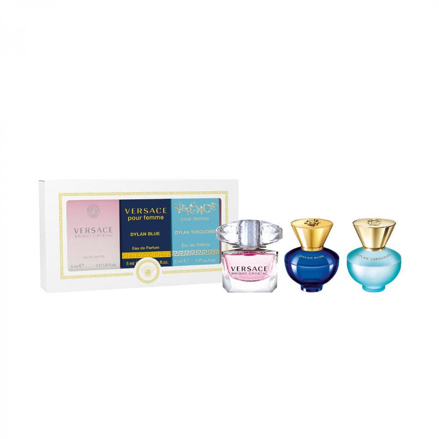 Versace Ladies Mini Set Gift Set Sets 8011003869381 In Blue / Turquoise