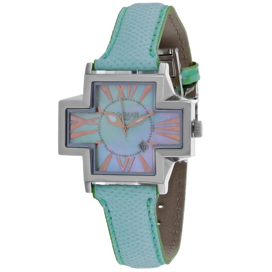 Locman Women's Italy Plus Mother Of Pearl Dial Watch In Mop / Mother Of Pearl
