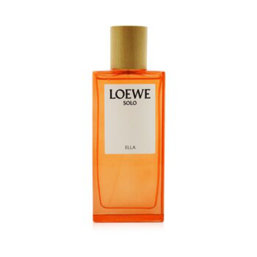 Loewe Ladies Solo Ella Edp Spray 3.4 oz Fragrances 8426017068482 In Green / Orange / White