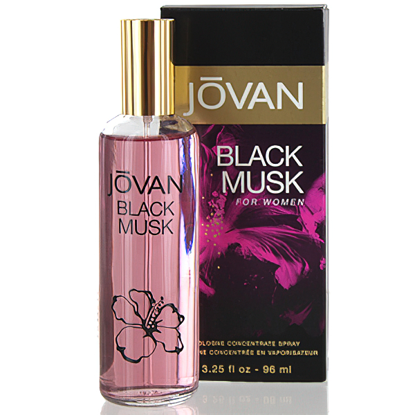 Jovan Black Musk / Cologne Concentrate Spray 3.0 oz (w) In Black