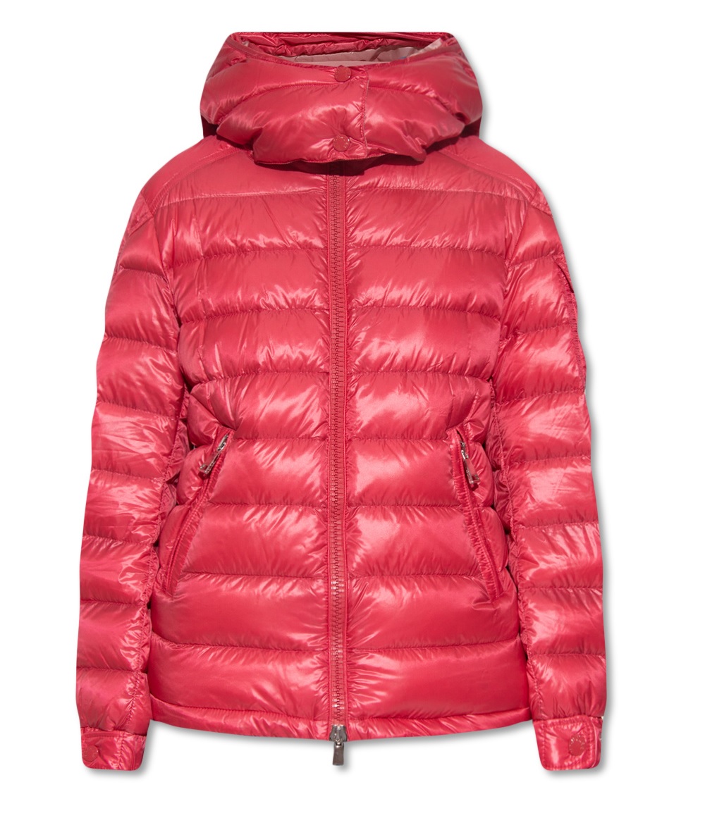 Moncler Dalles Water Resistant Down Puffer Jacket In Pink