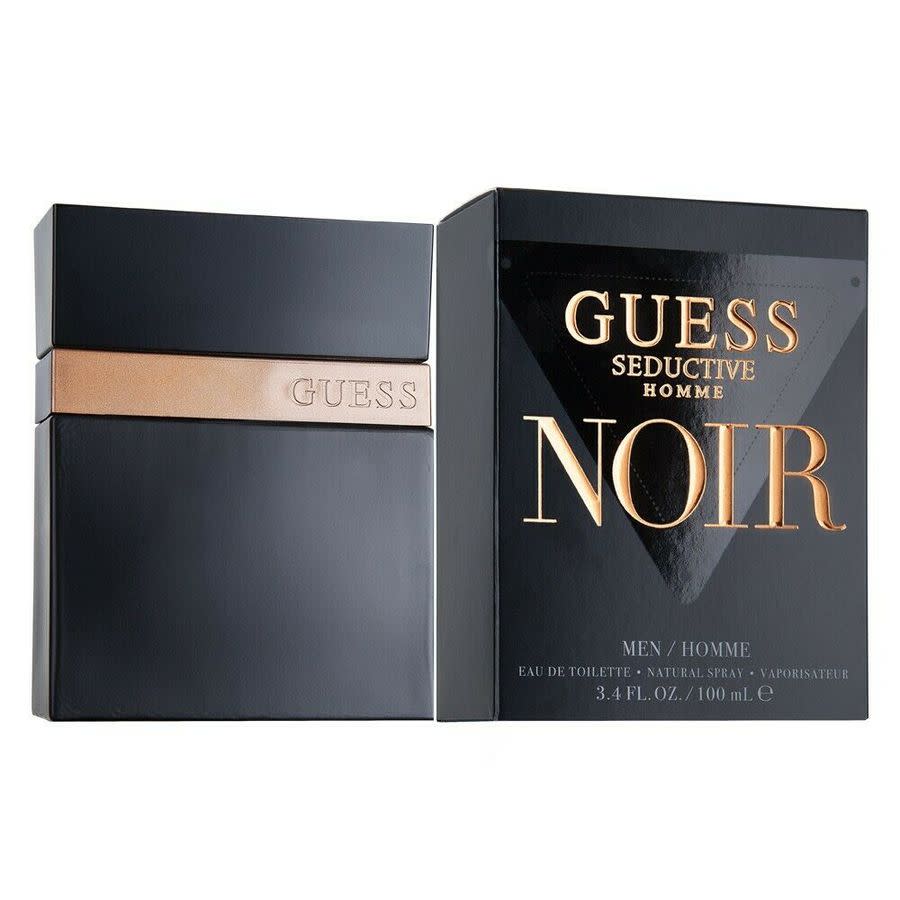 Guess Seductive Homme Noir By Edt Spray 3.4 oz In Black / Orange