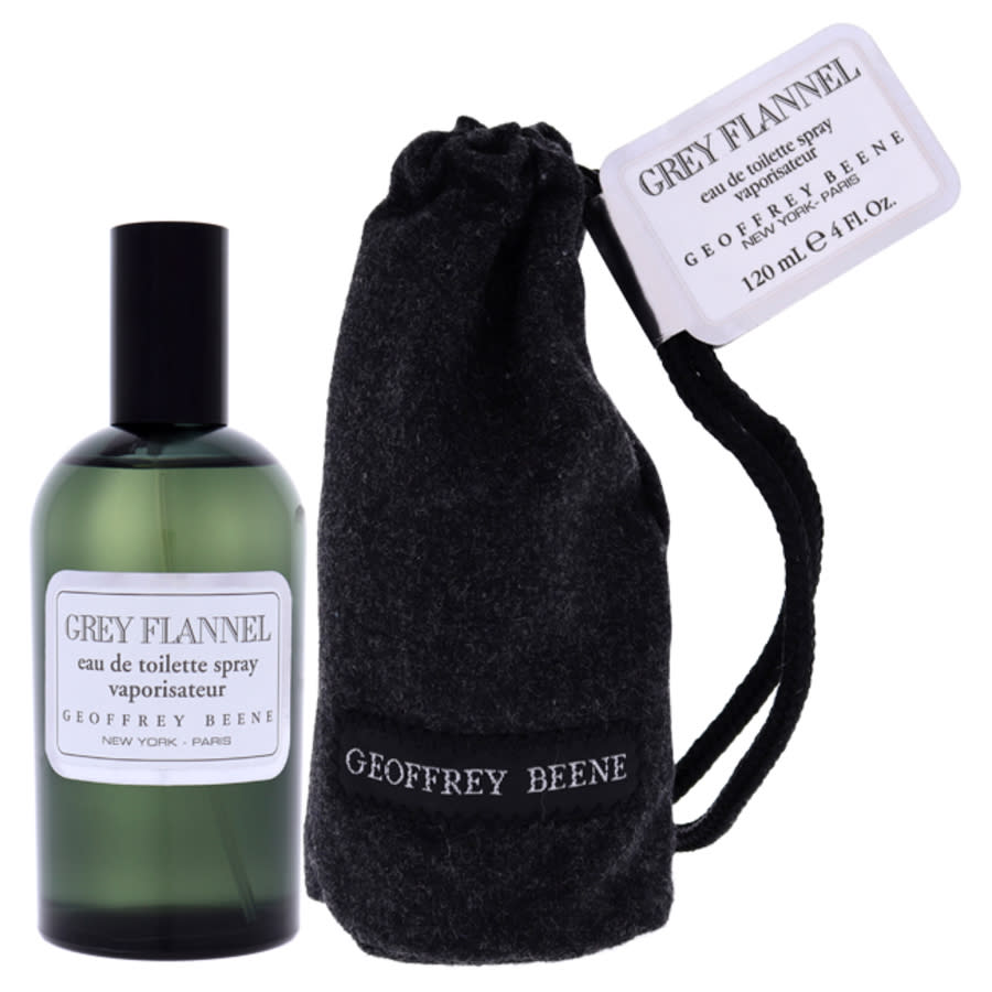Geoffrey Beene Grey Flannel By Edt Spray In Pouch 4.0 oz (m) In Grey
