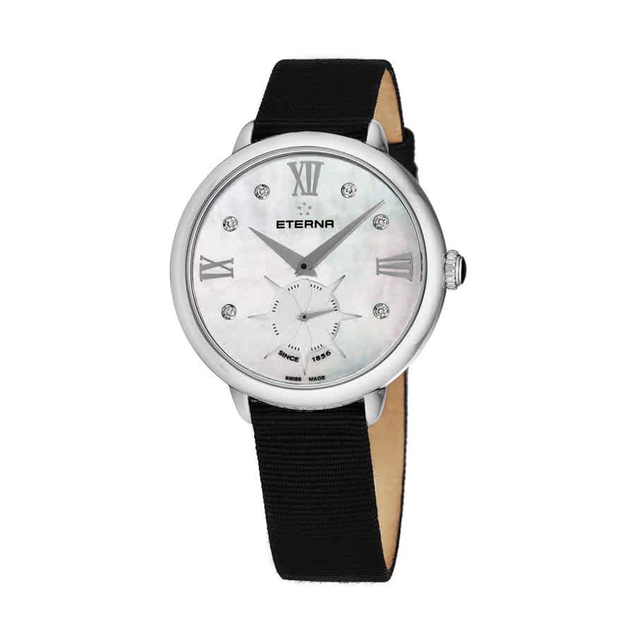 ETERNA ETERNITY QUARTZ DIAMOND WHITE MOTHER OF PEARL DIAL LADIES WATCH 2801.41.66.1408