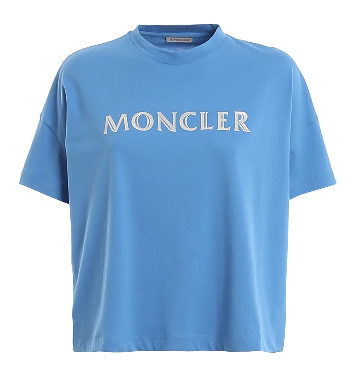 blue moncler tshirt
