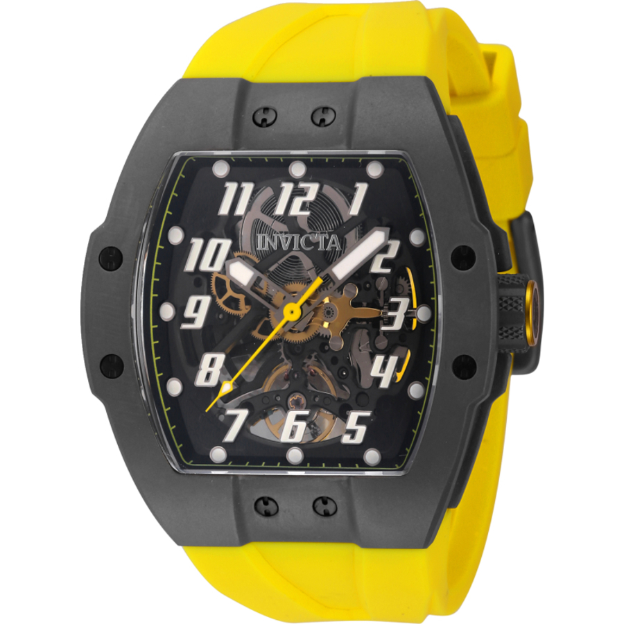 Invicta Jm Correa Automatic Black Dial Mens Watch 44401 In Black / Yellow