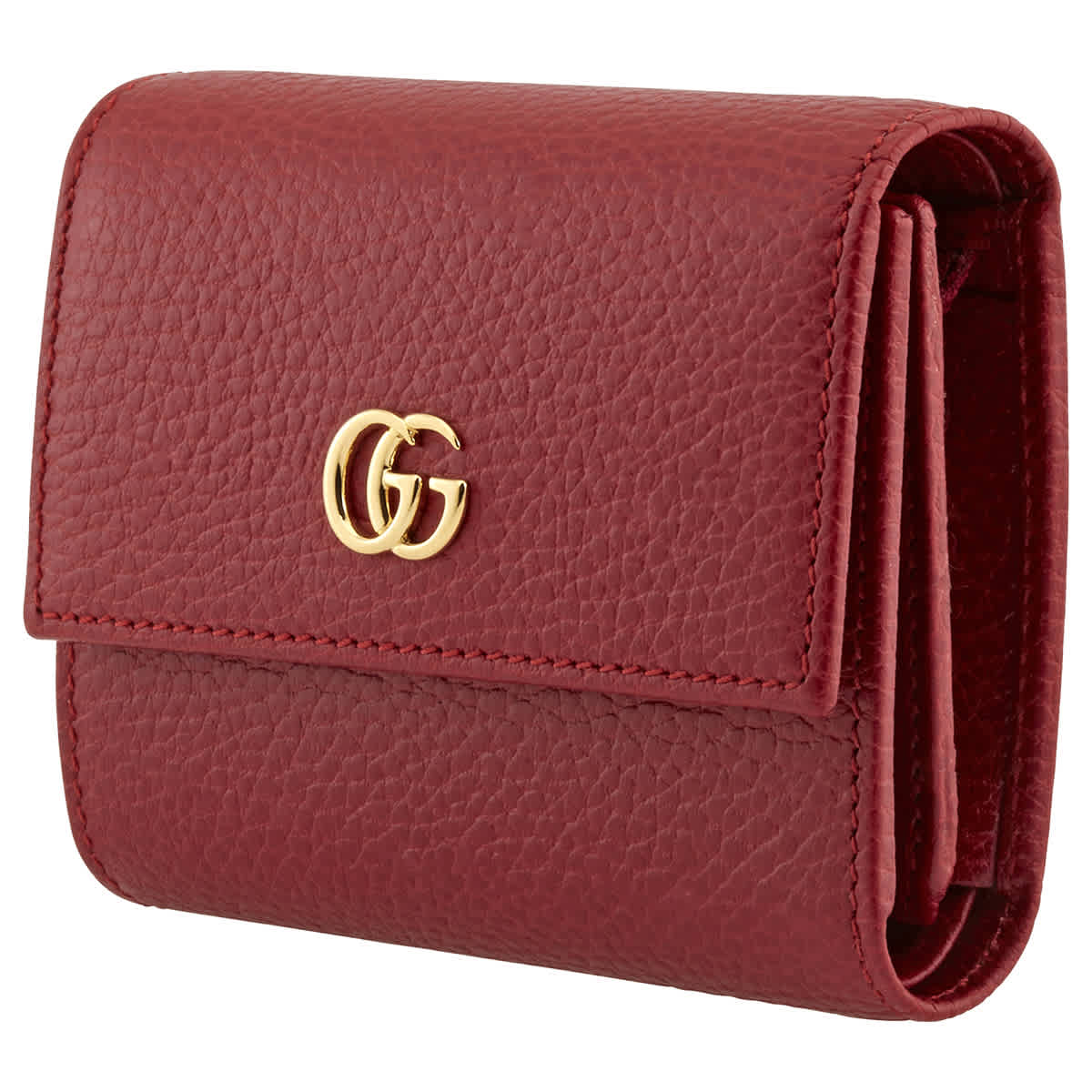 Gucci Gg Marmont Wallet In Red