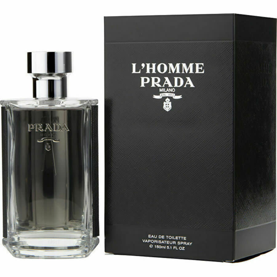 Prada Mens L'homme Edt Spray 5 oz (150 Ml) In N/a