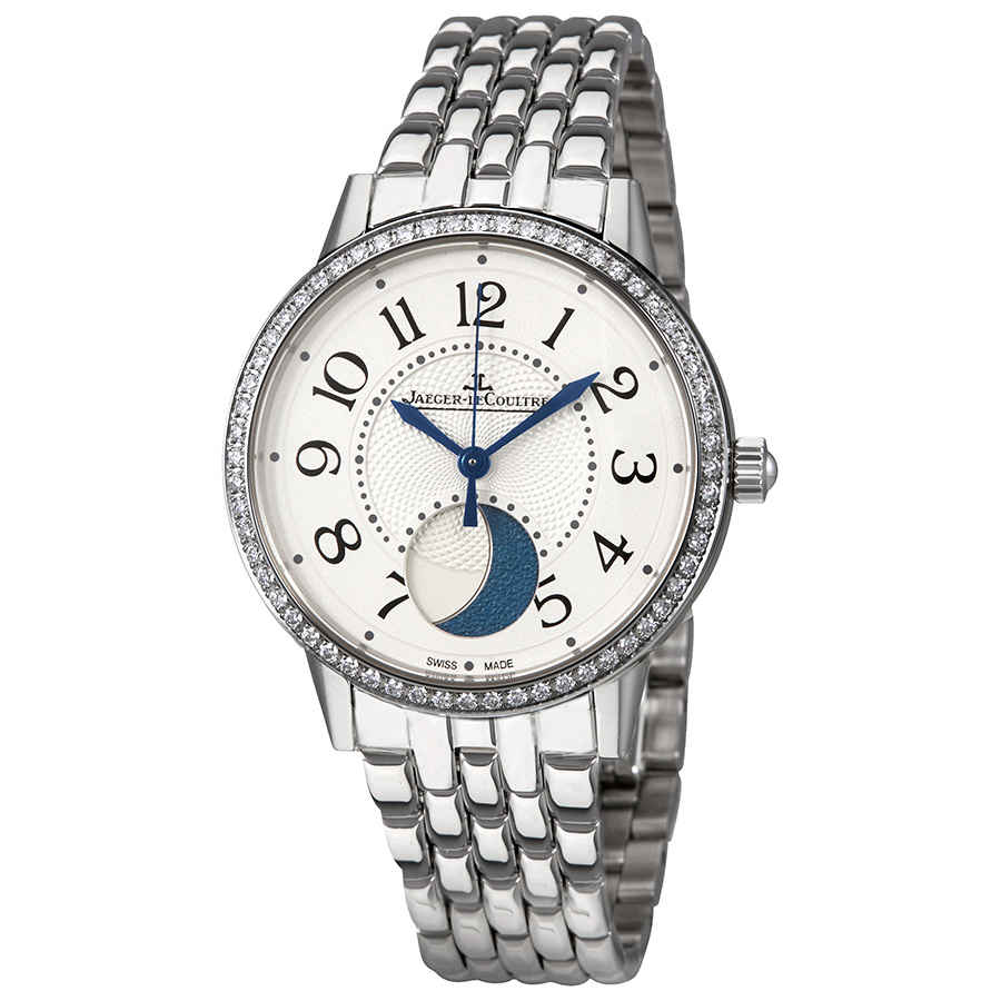JAEGER-LECOULTRE RENDEZ-VOUS SILVER DIAL LADIES DIAMOND WATCH Q3578120