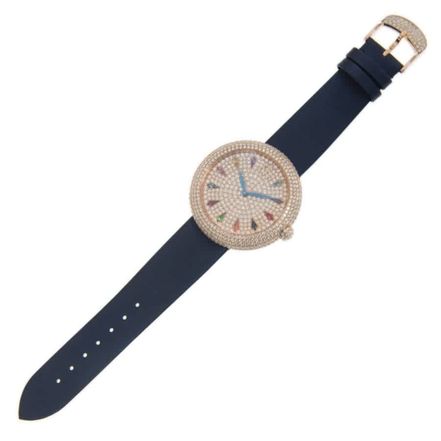 Jacob and Co Jacob Co. Brilliant Quartz Diamond Gold Dial