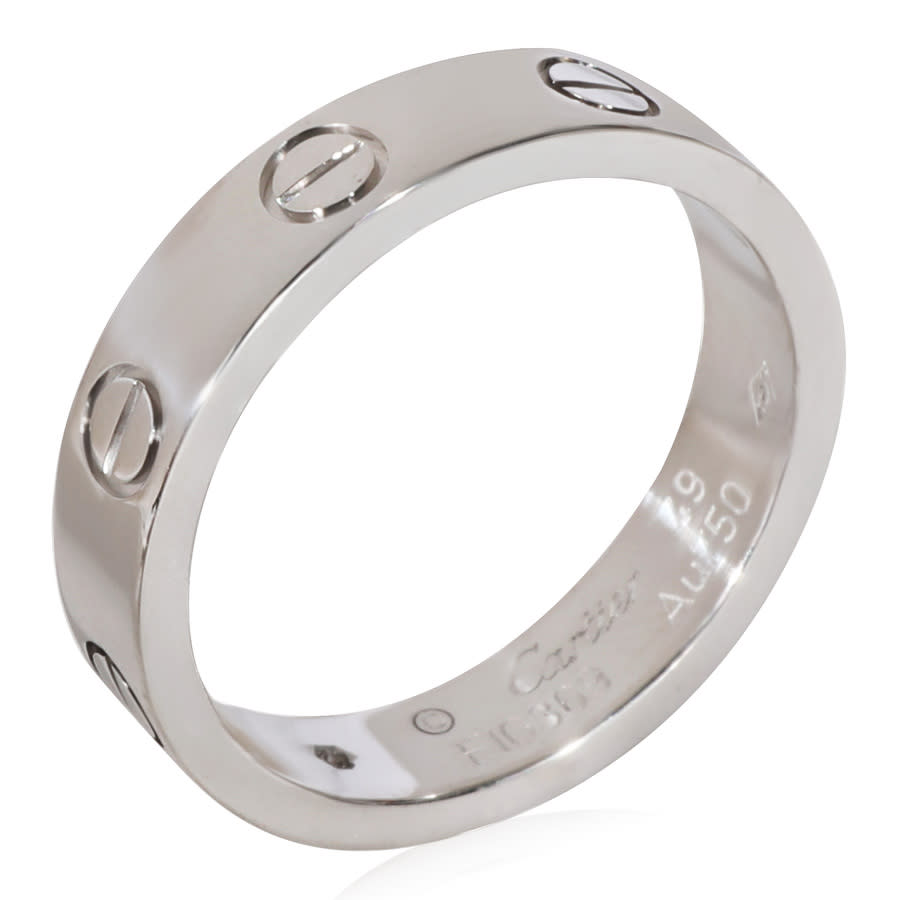 Pre-owned Cartier Love Unisex  Jewelry 126688 In White