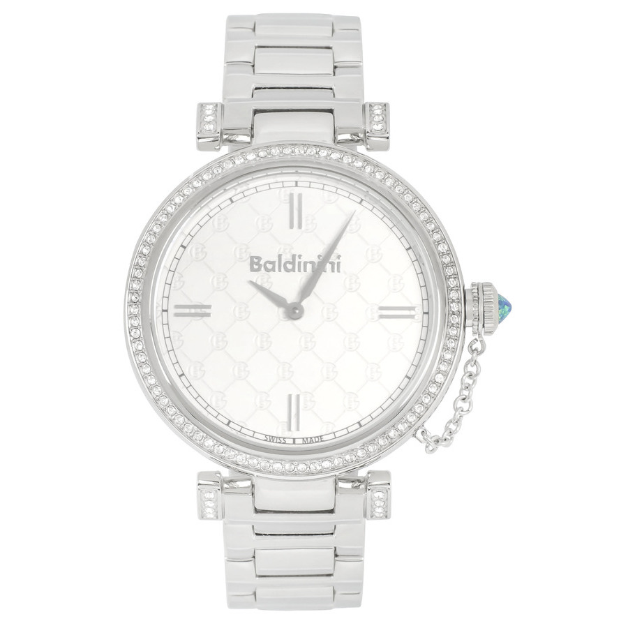 Baldinini Dona Quartz White Dial Ladies Watch 03.l.01.dona In Black / White