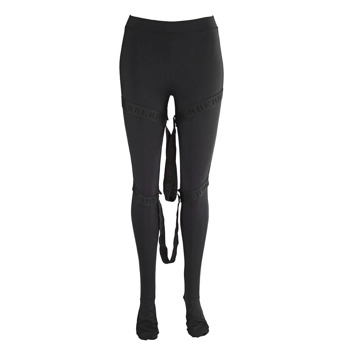 burberry black leggings