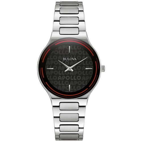 Bulova X Apollo Women's Stainless Steel Bracelet Watch 32mm - Special Edition In Black