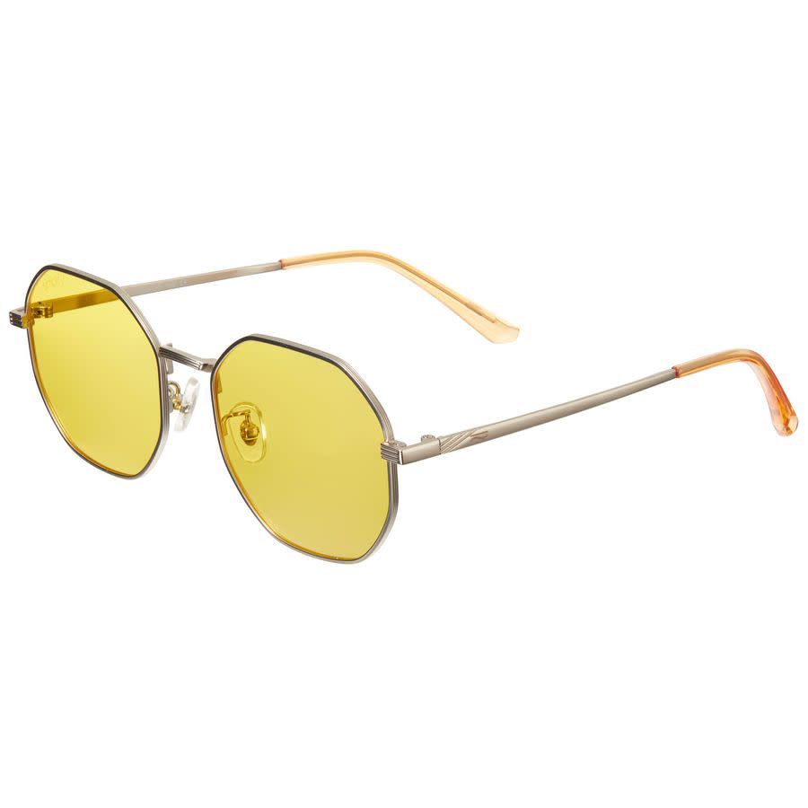 Shop Simplify Unisex Multi-color Pilot Sunglasses Ssu125-yw In Yellow