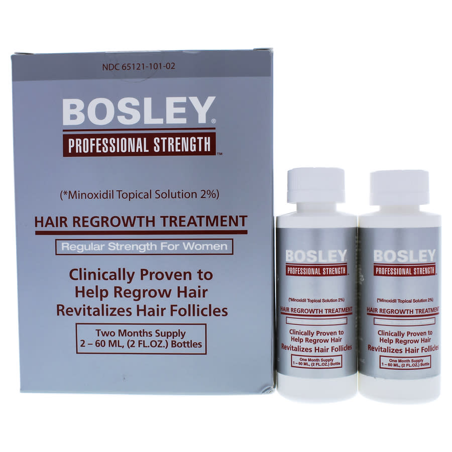 Bosley Hair Regrowth Treatment Regular Strength By  For Women - 2 X 2 oz Treatment In N/a