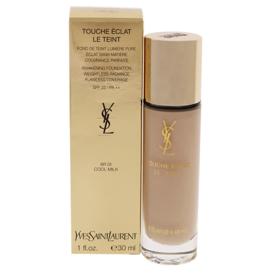 Saint Laurent Le Teint Touche Eclat Awakening Foundation Spf 22 - Br05 Cool Milk By Yves  For Women - In N,a