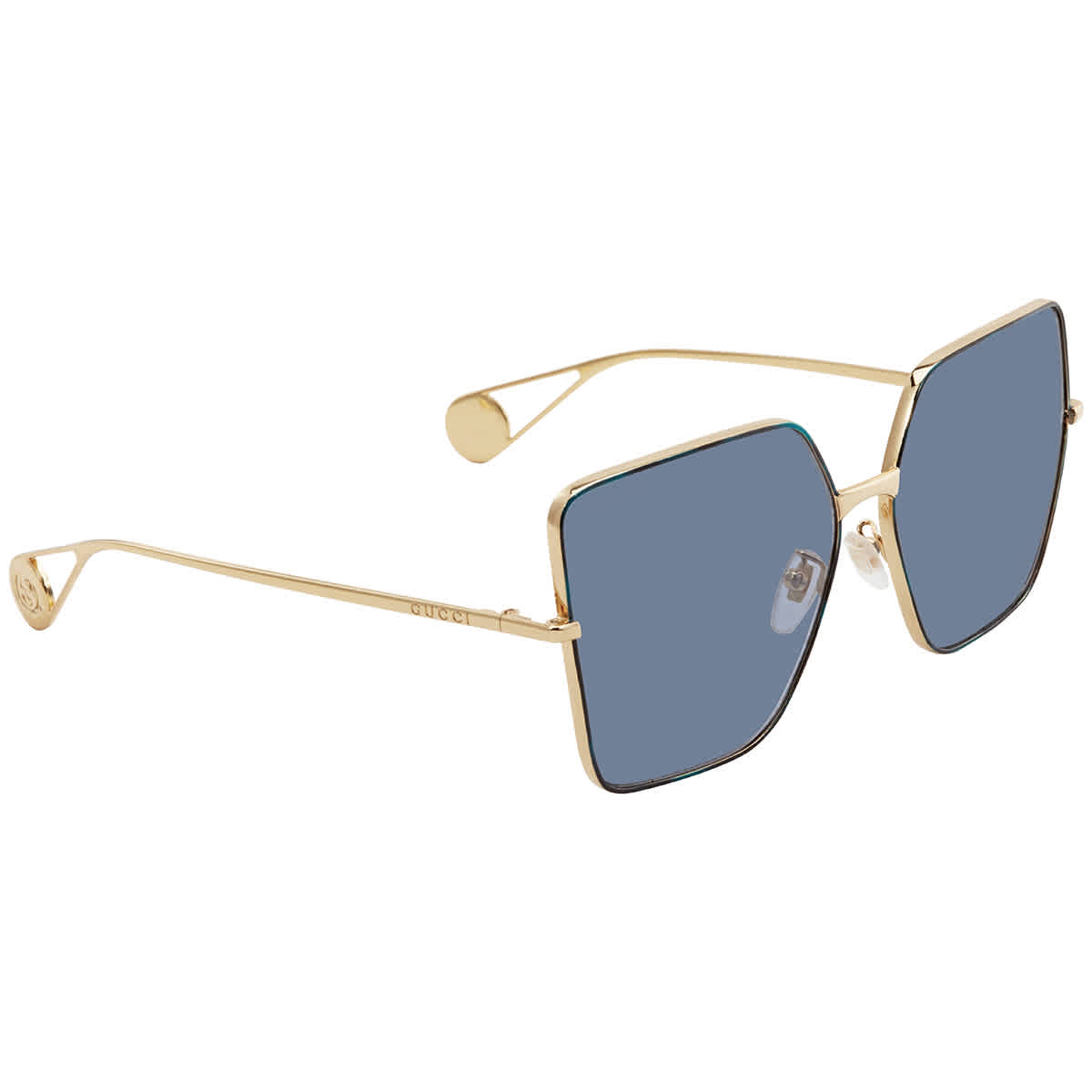 GUCCI BLUE OVERSIZE SUNGLASSES GG0436S00461
