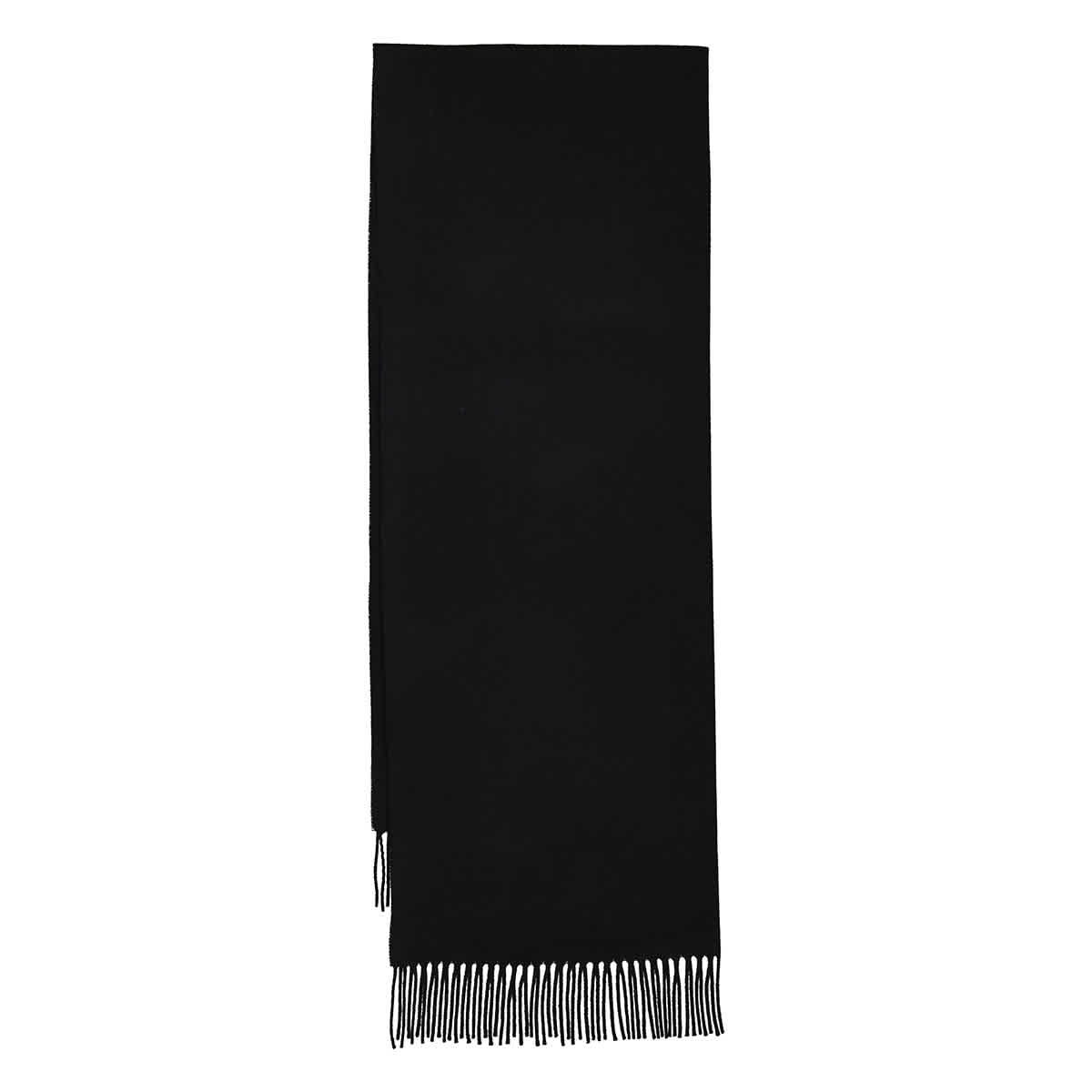 ETUDES STUDIO ETUDES MENS BLACK MAGNOLIA WOOL SCARF