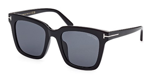 TOM FORD GREY SQUARE MENS SUNGLASSES FT0969-K 01A 55