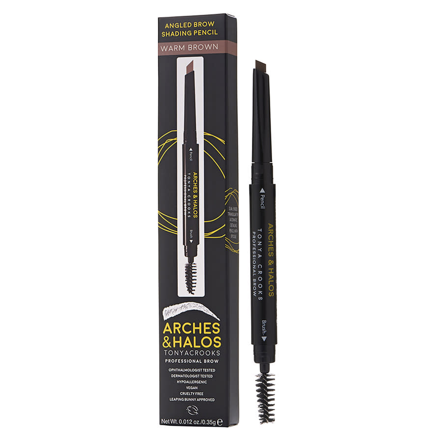 Arches & Halos Ladies Angled Brow Shading Pencil 0.012 oz Warm Brown Makeup 818881020747