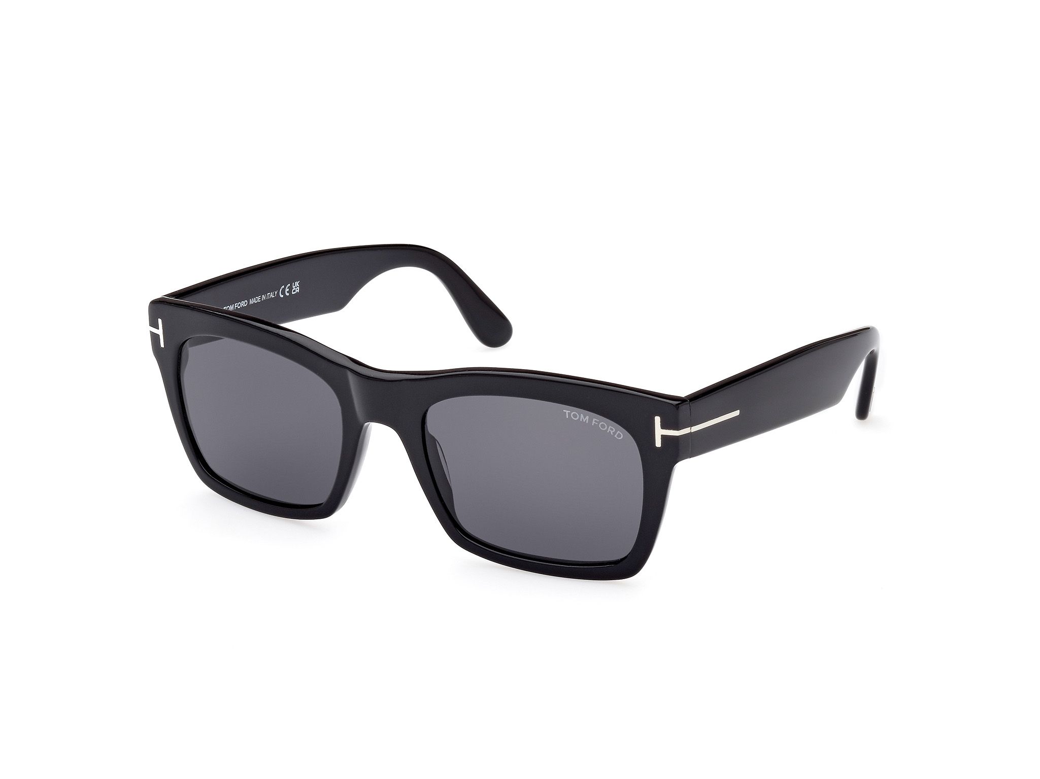 TOM FORD TOM FORD NICO SMOKE SQUARE MENS SUNGLASSES FT1062 01A 56