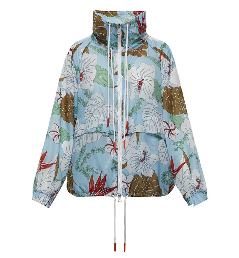 moncler windbreaker blue