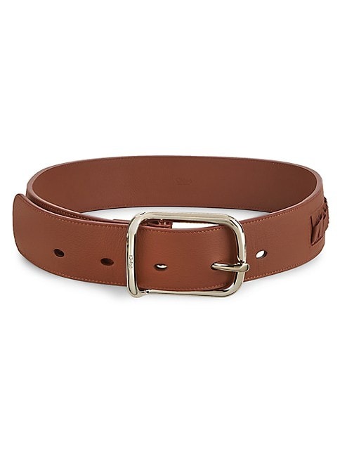 Shop Chloé Chloe Ladies Sepia Brown Joe Belt