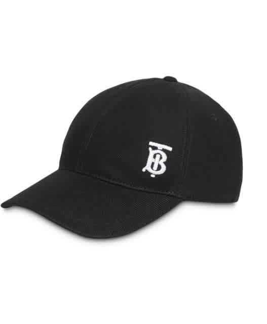 Burberry Ladies Black Monogram Motif Baseball Cap