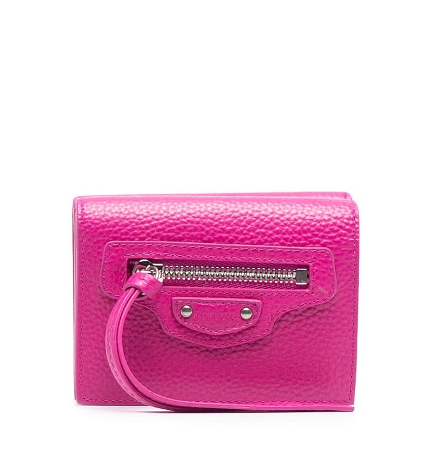 balenciaga pink wallet