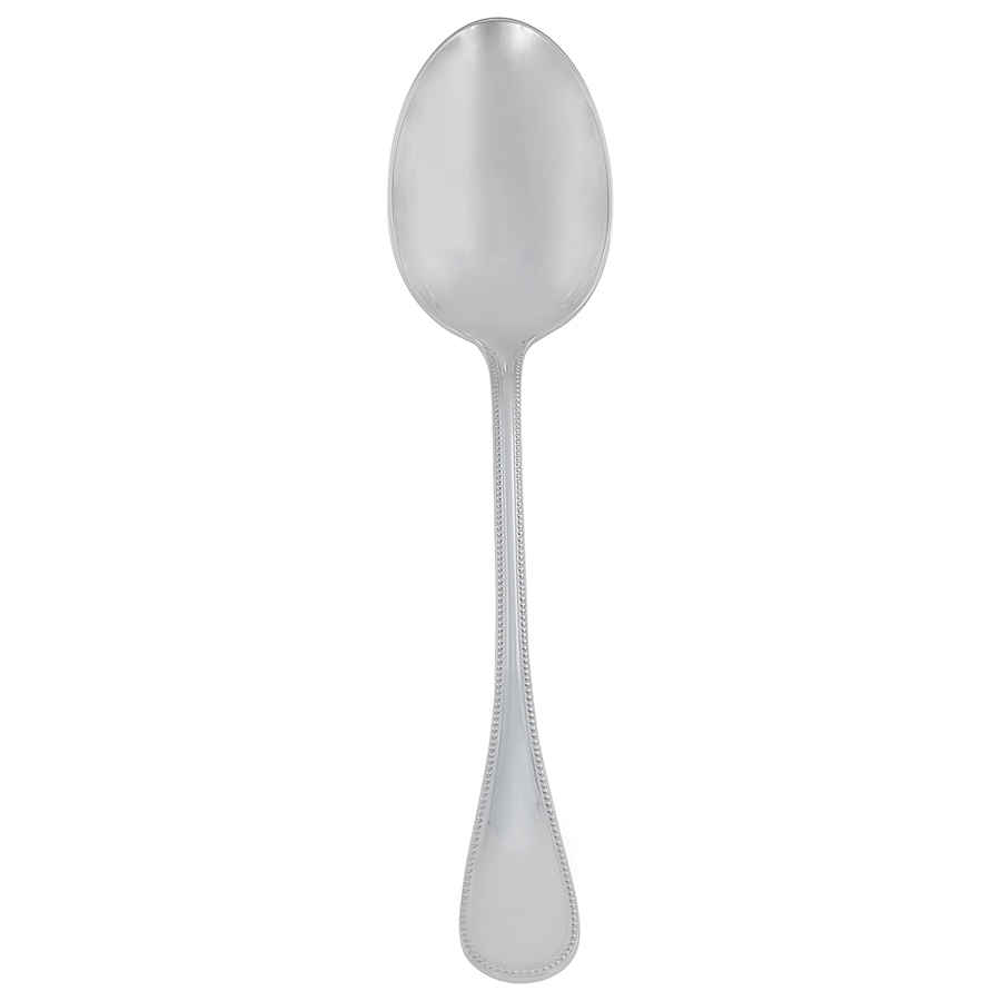 Christofle Sterling Silver Perles Serving Spoon 1416-006