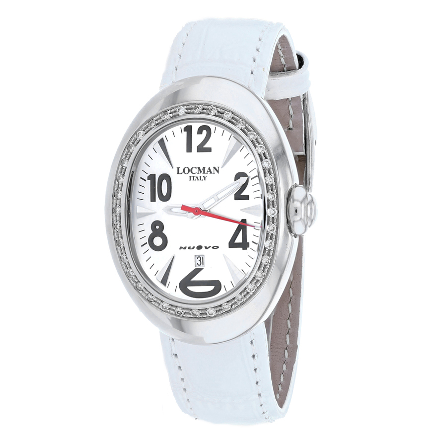 LOCMAN LOCMAN CLASSIC QUARTZ LADIES WATCH 028MOPWHD/WH