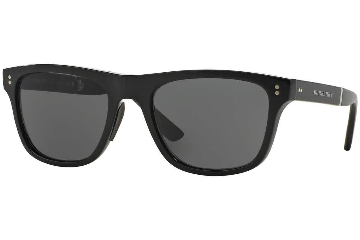 BURBERRY DARK GREY SQUARE MENS SUNGLASSES BE4204-30015V-55