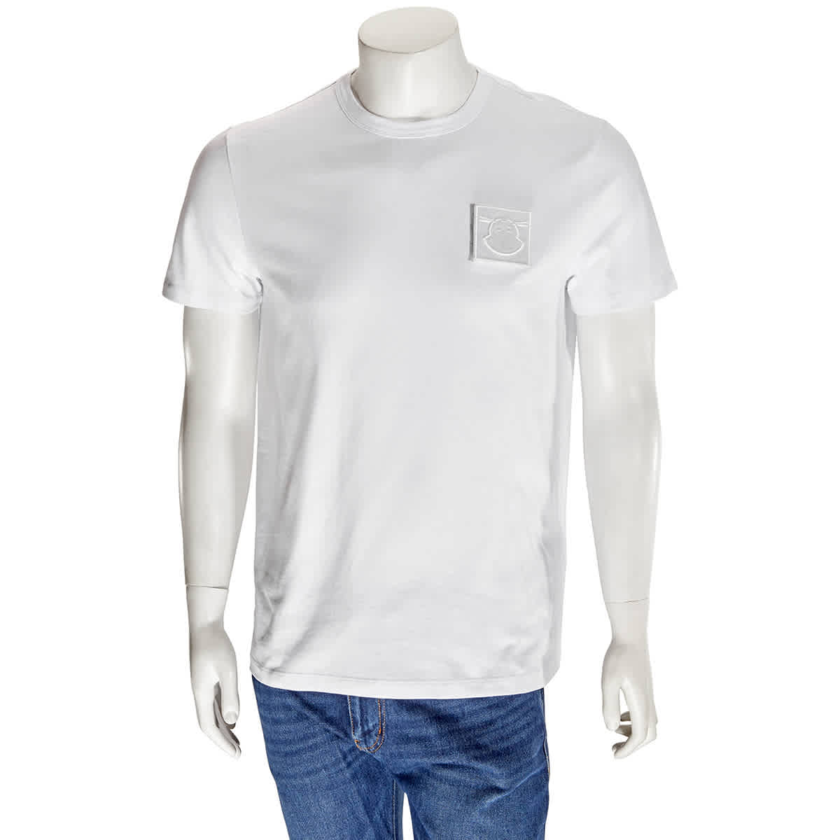 Moncler Mens Chinese New Year Crewneck T-shirt In White In Black,white