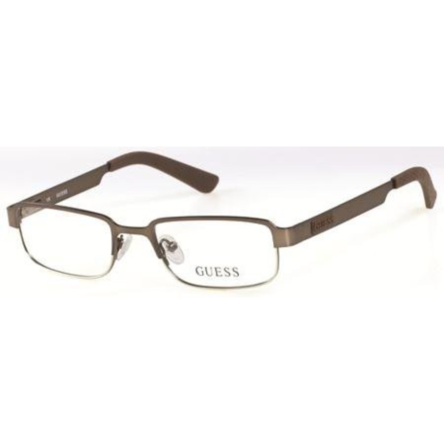 Guess Unisex Brown Rectangular Eyeglass Frames Gu9114 (gu 9114) E70 47