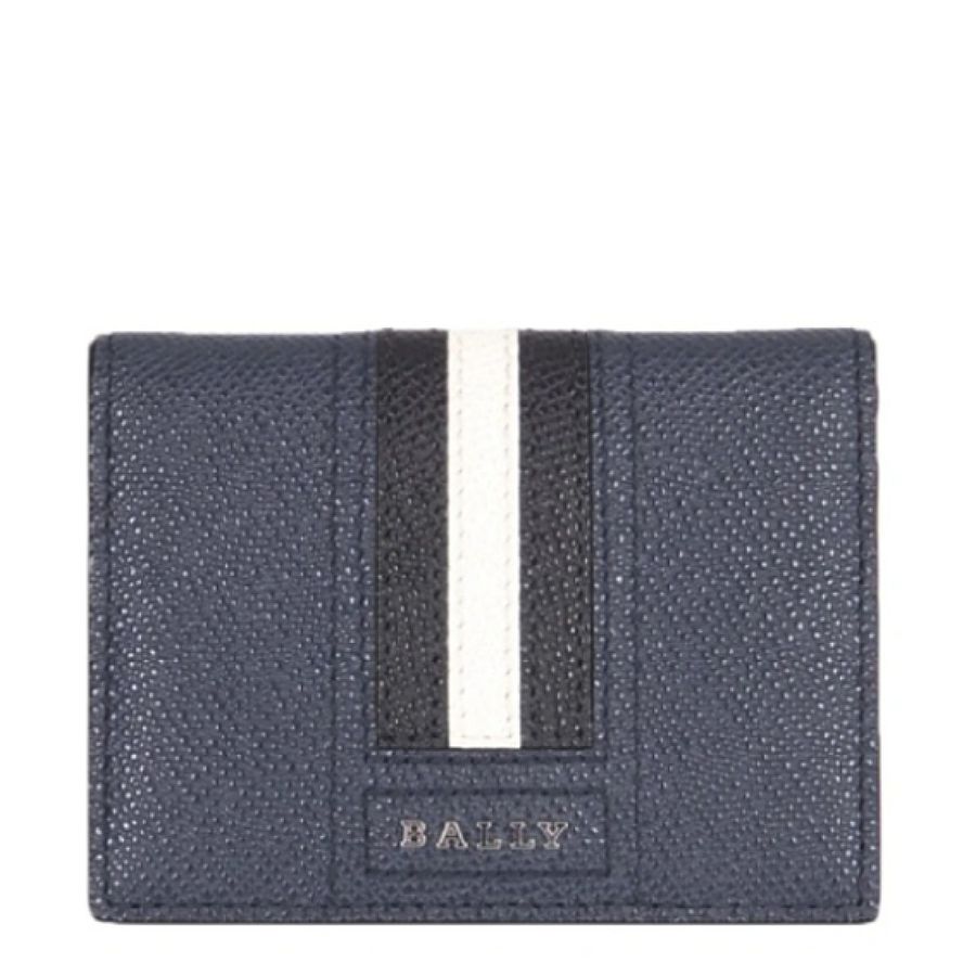 BALLY BALLY MENS NEW BLUE BOVINE TALDER CARD HOLDER