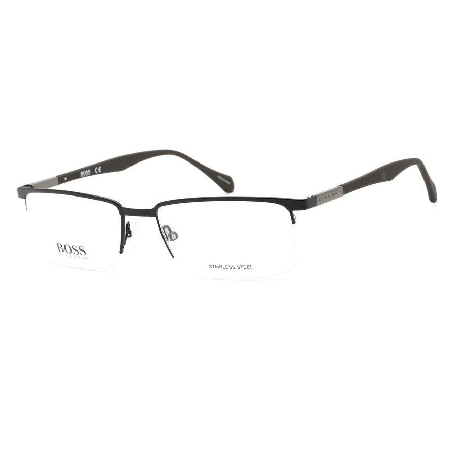 Hugo Boss Demo Rectangular Mens Eyeglasses Boss 0829 0yz2 55 In Black