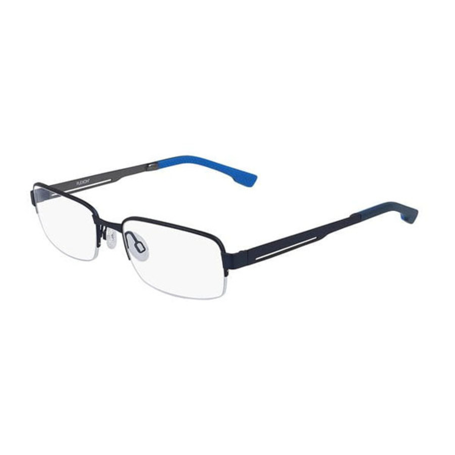 Flexon Mens Blue Square Eyeglass Frames E104741252