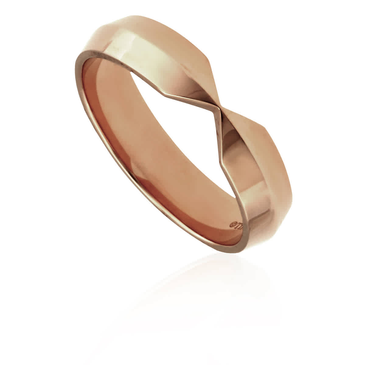 Tiffany & Co Tiffany 18k Rose Gold Nesting Wide Band Ring In Gold / Rose / Rose Gold