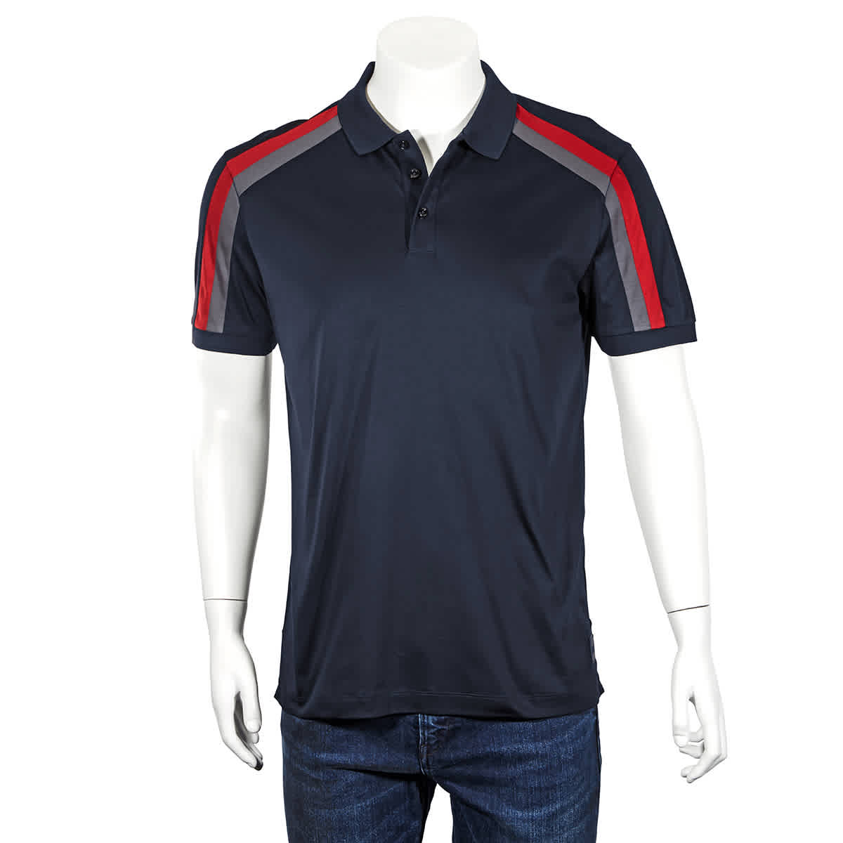 Hugo Boss Mens Short Sleeve Polo Shirt In Blue