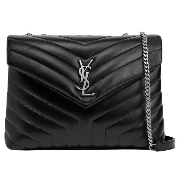 SAINT LAURENT SAINT LAURENT LOULOU MEDIUM CHAIN BAG IN QUILTED  Y  LEATHER