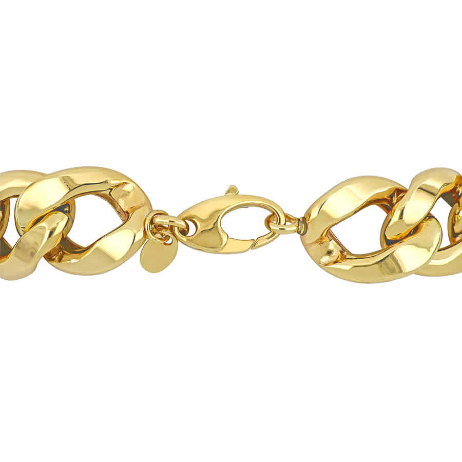 Shop Amour Cuban Link Bracelet In 14k Yellow Gold - 8 In.