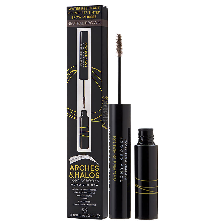 Arches & Halos Ladies Microfiber Tinted Brow Mousse 0.106 oz Neutral Brown Makeup 818881021058