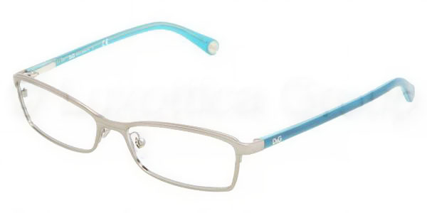 Dolce & Gabbana Transparent Rectangular Ladies Eyeglasses Dd5089 1003 50 In Gunmetal
