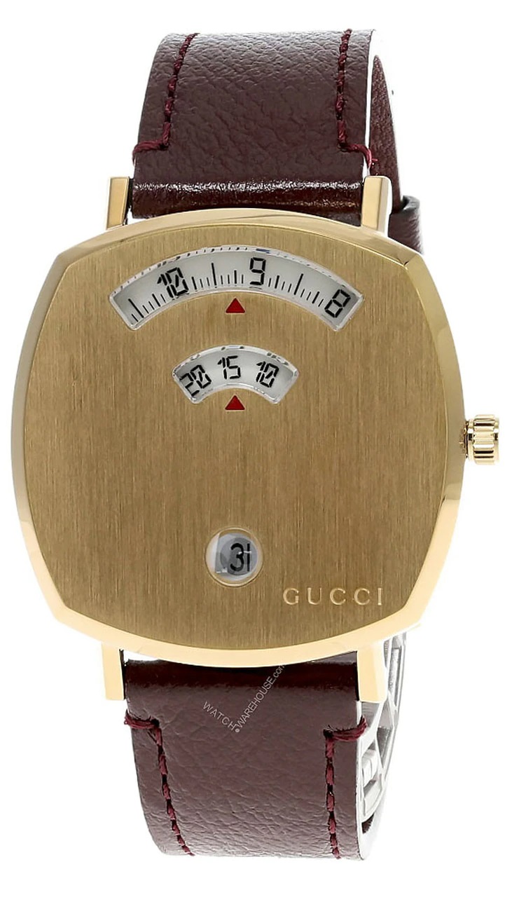 Click to view more detailed imagery on our partner's website Gucci Grip Quartz Unisex Watch Ya157405