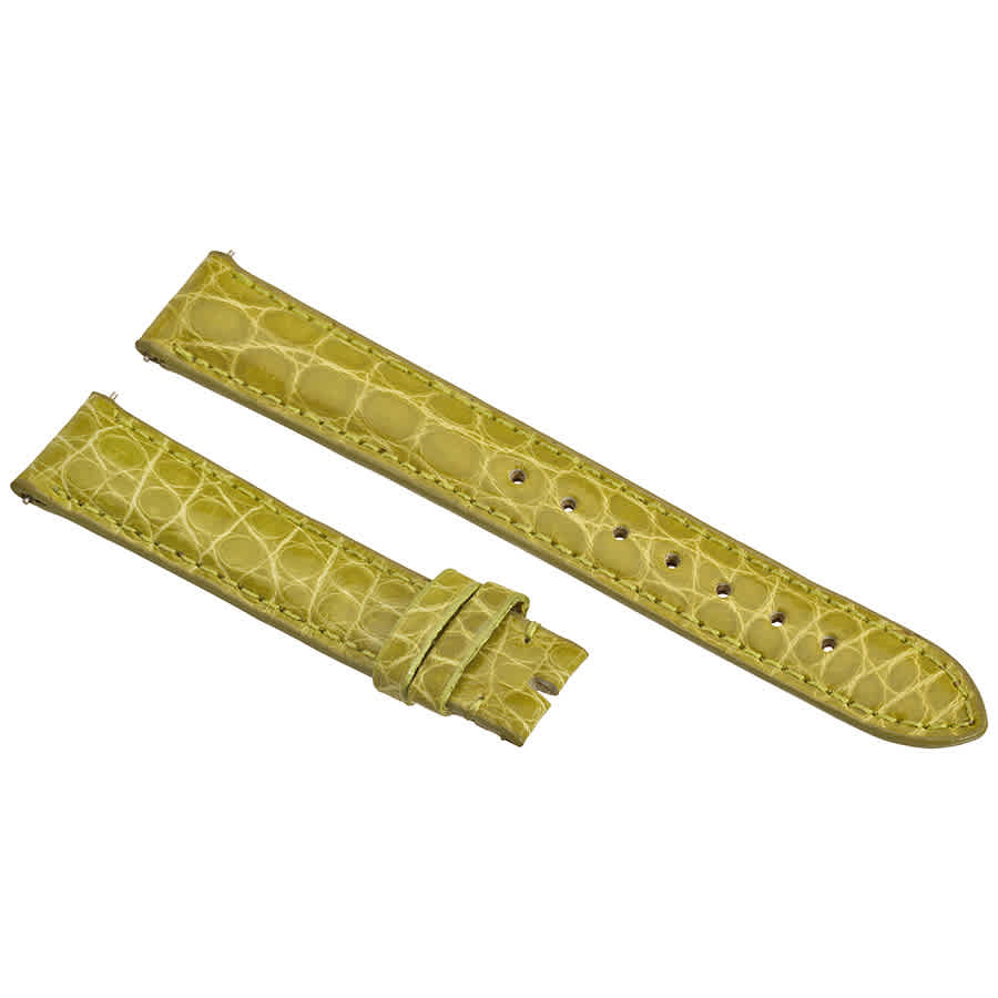 Hadley Roma Lime Green 16 Mm Alligator Leather Strap