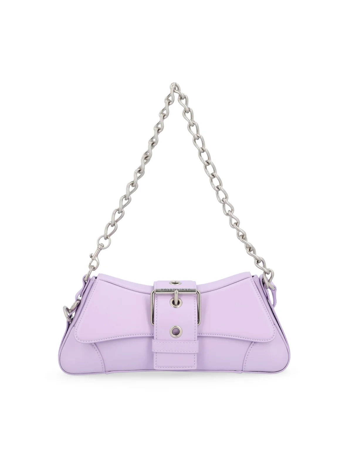 BALENCIAGA BALENCIAGA LINDSAY BAG WITH LIGHT PURPLE CALFSKIN SHOULDER STRAP