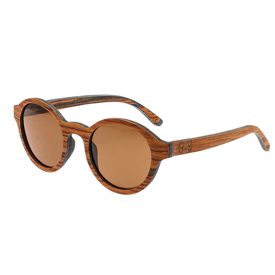 Earth Maho Wood Sunglasses In Brown,green