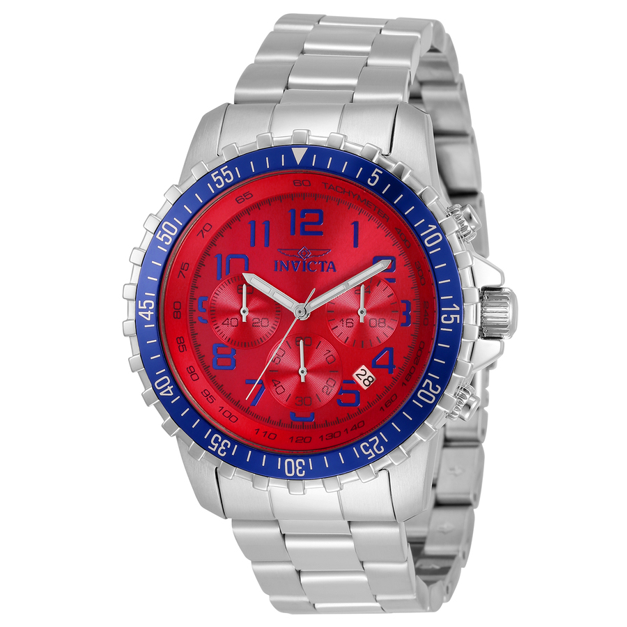 invicta red face