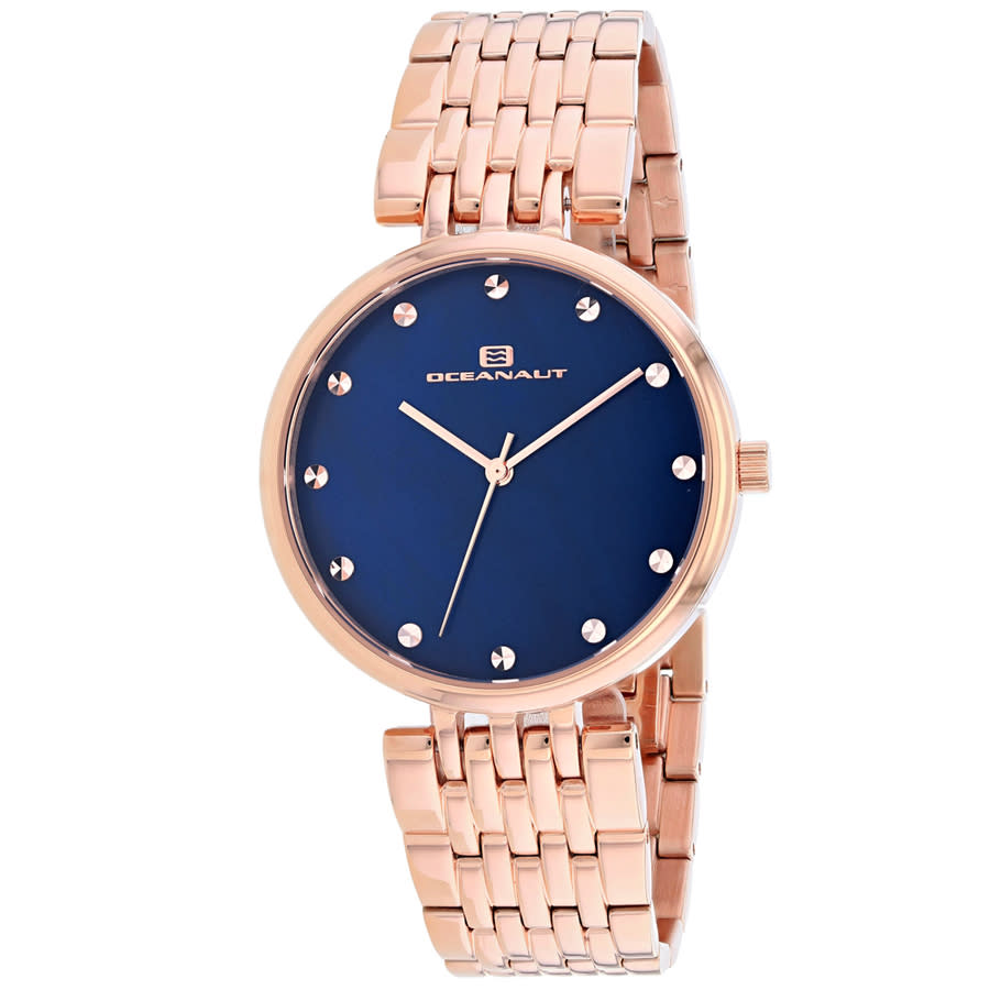 Shop Oceanaut Aerglo Quartz Ladies Watch Oc2204 In Gold Tone / Mop / Mother Of Pearl / Rose / Rose Gold Tone